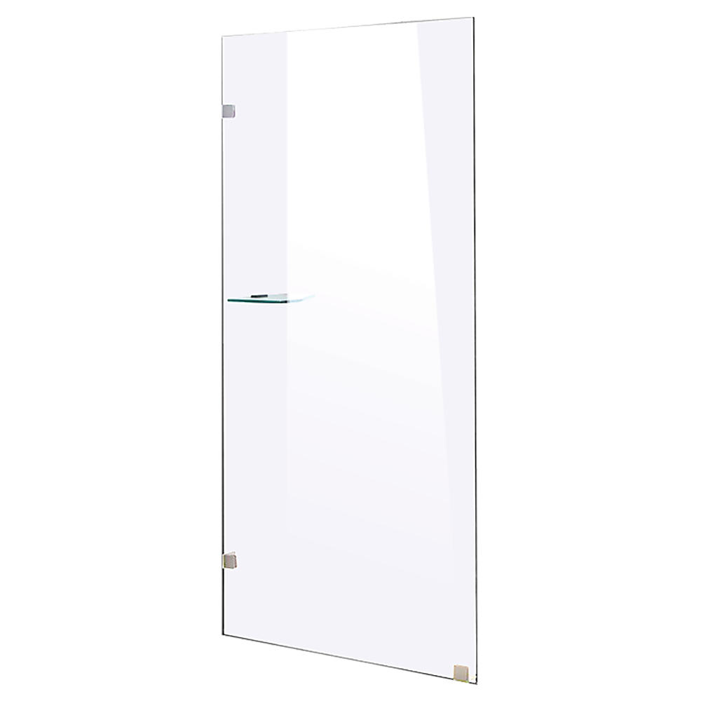800 x 2100mm Frameless 10mm Safety Glass Shower Screen V63-828891