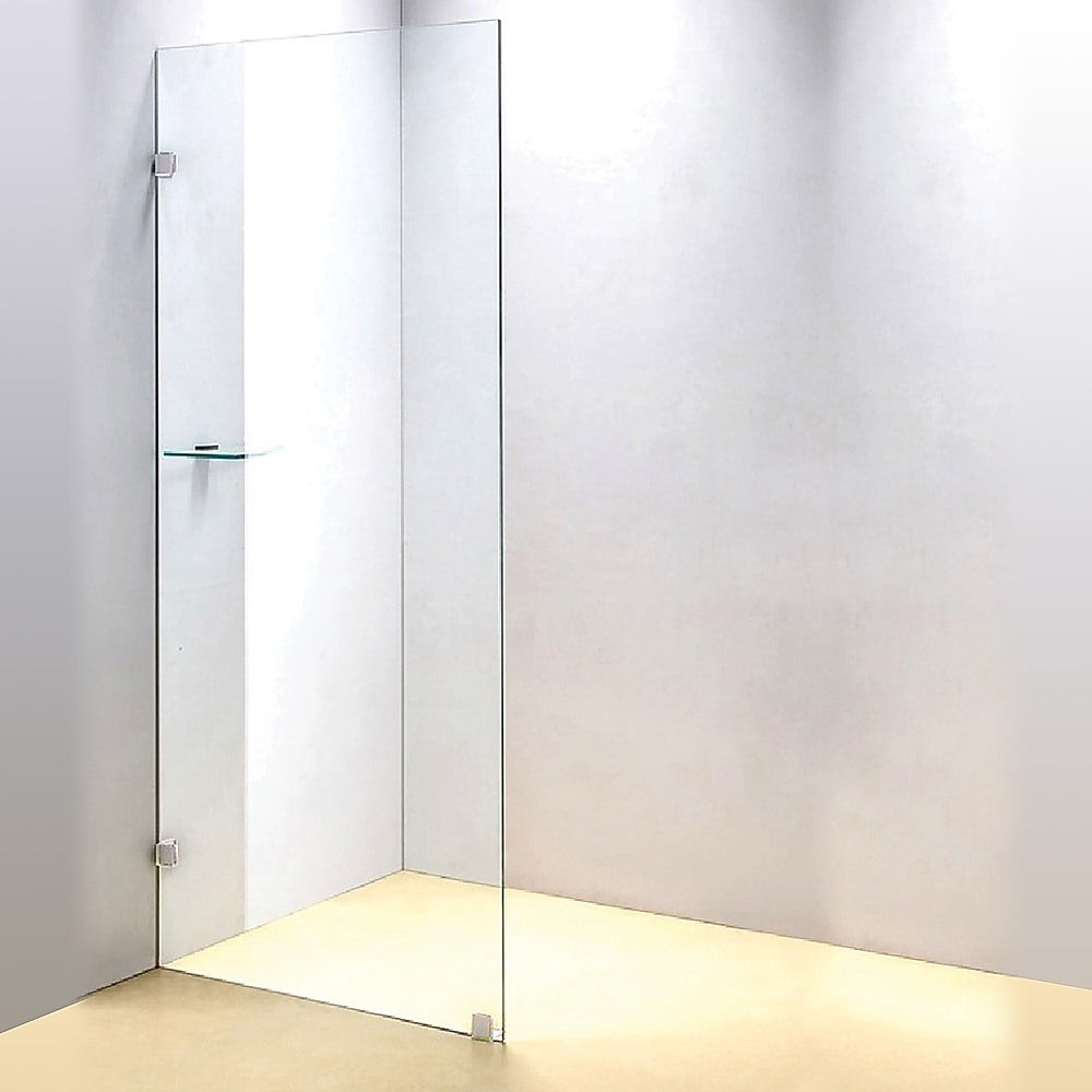 900 x 2000mm Frameless 10mm Safety Glass Shower Screen V63-828901