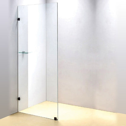 700 x 2100mm Frameless 10mm Safety Glass Shower Screen V63-828931