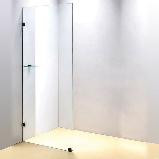 700 x 2100mm Frameless 10mm Safety Glass Shower Screen V63-828931