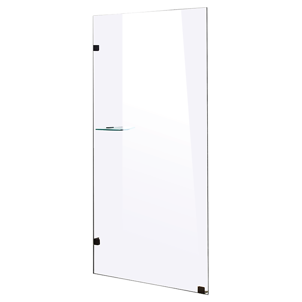800 x 2000mm Frameless 10mm Safety Glass Shower Screen V63-828941