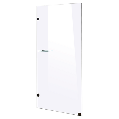 800 x 2000mm Frameless 10mm Safety Glass Shower Screen V63-828941
