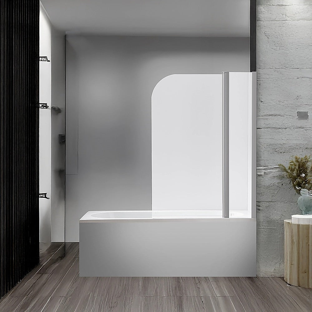 180 Degree Pivot Door 6mm Safety Glass Bath Shower Screen 1000x1400mm By Della Francesca V63-829011