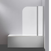 180 Degree Pivot Door 6mm Safety Glass Bath Shower Screen 1000x1400mm By Della Francesca V63-829011