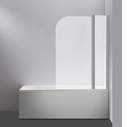 180 Degree Pivot Door 6mm Safety Glass Bath Shower Screen 1000x1400mm By Della Francesca V63-829011