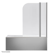 180 Degree Pivot Door 6mm Safety Glass Bath Shower Screen 1000x1400mm By Della Francesca V63-829011