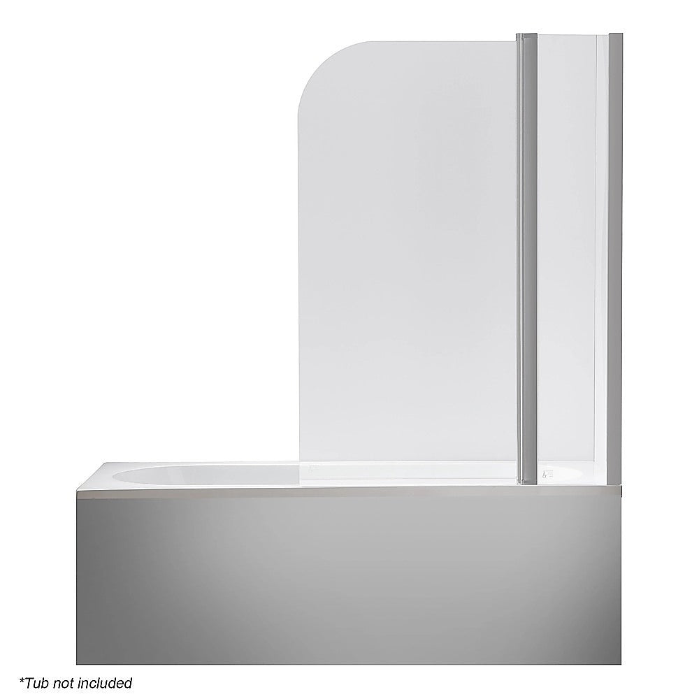 180 Degree Pivot Door 6mm Safety Glass Bath Shower Screen 1000x1400mm By Della Francesca V63-829011