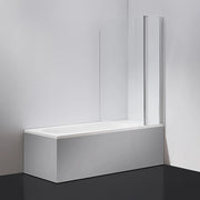 180 Degree Pivot Door 6mm Safety Glass Bath Shower Screen 1000x1400mm By Della Francesca V63-829011