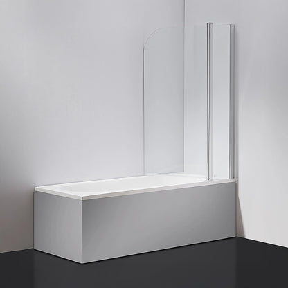 180 Degree Pivot Door 6mm Safety Glass Bath Shower Screen 1000x1400mm By Della Francesca V63-829011