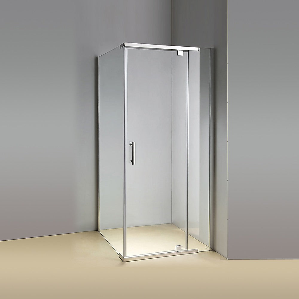 Shower Screen 1000x1000x1900mm Framed Safety Glass Pivot Door By Della Francesca V63-829061