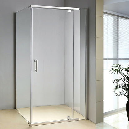Shower Screen 1200x700x1900mm Framed Safety Glass Pivot Door By Della Francesca V63-829111