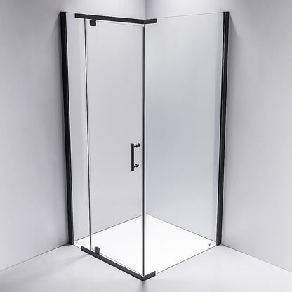 Shower Screen 1000x700x1900mm Framed Safety Glass Pivot Door By Della Francesca V63-829181
