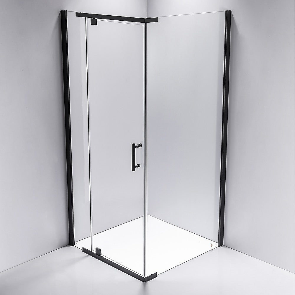 Shower Screen 1000x800x1900mm Framed Safety Glass Pivot Door By Della Francesca V63-829191