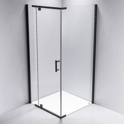 Shower Screen 1000x800x1900mm Framed Safety Glass Pivot Door By Della Francesca V63-829191