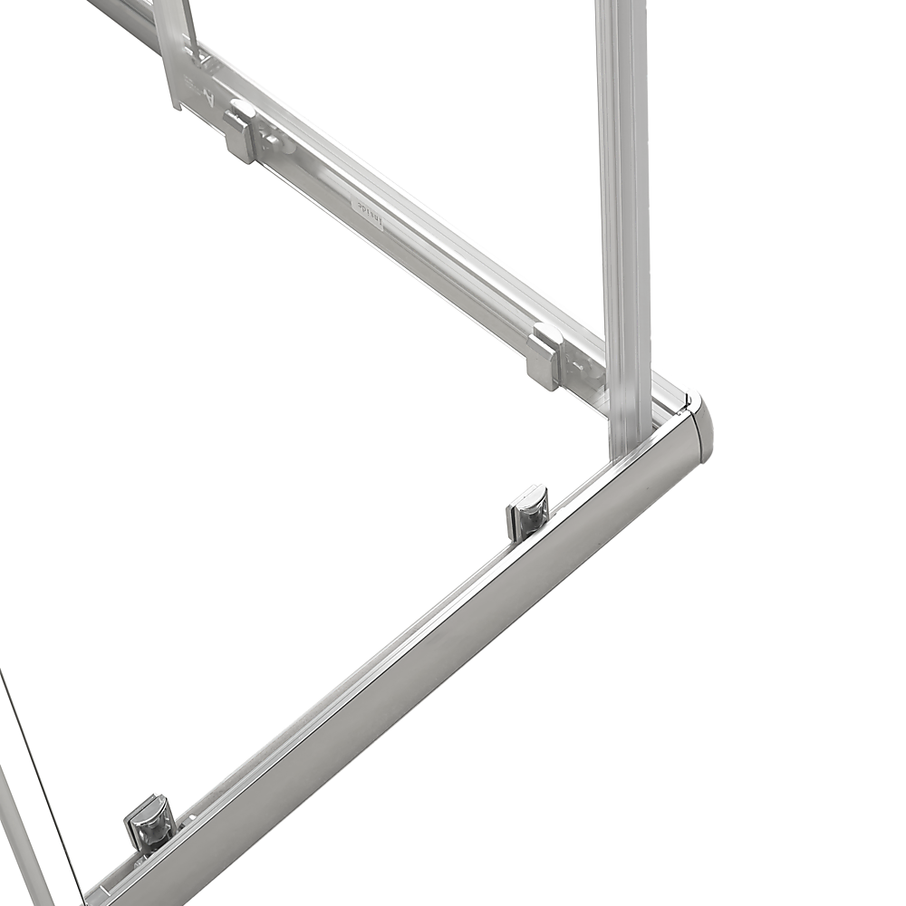 1000 x 800mm Sliding Door Nano Safety Glass Shower Screen By Della Francesca V63-829341