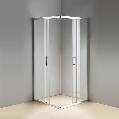 1000 x 900mm Sliding Door Nano Safety Glass Shower Screen By Della Francesca V63-829351