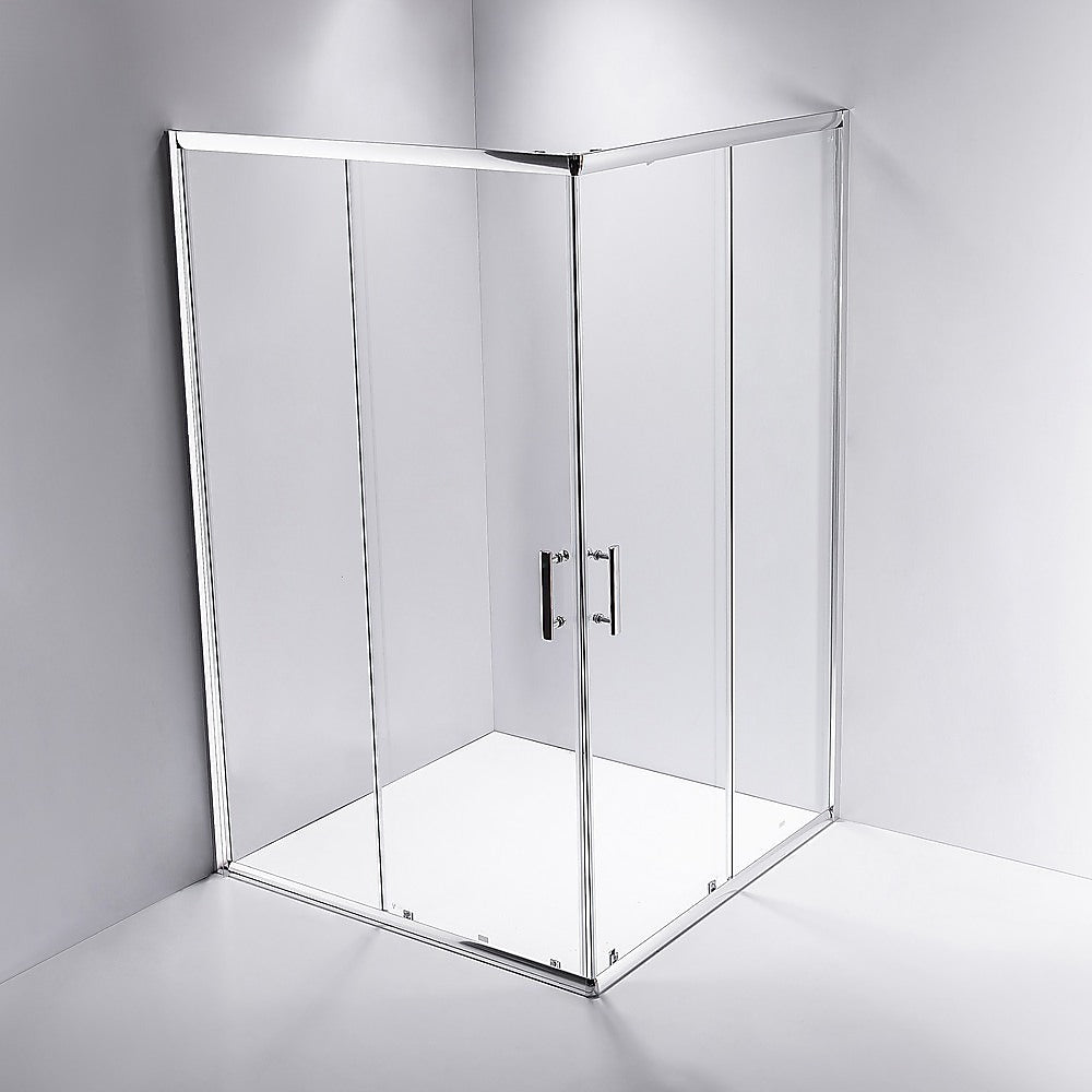 1000 x 1200mm Sliding Door Nano Safety Glass Shower Screen By Della Francesca V63-829371