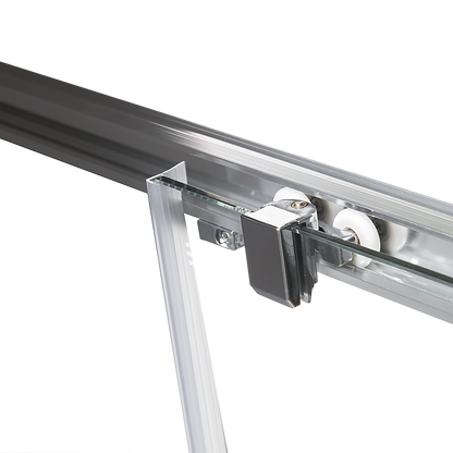 1200 x 1000mm Sliding Door Nano Safety Glass Shower Screen By Della Francesca V63-829401