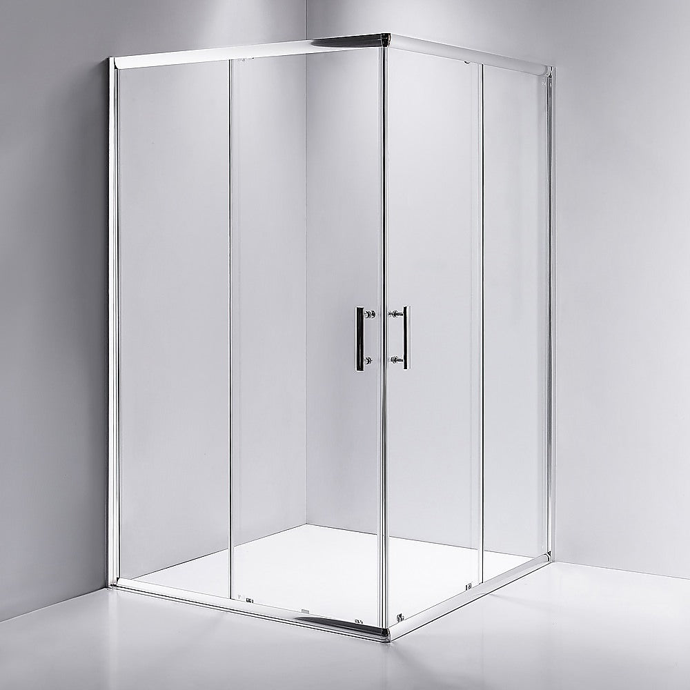 1200 x 1200mm Sliding Door Nano Safety Glass Shower Screen By Della Francesca V63-829411