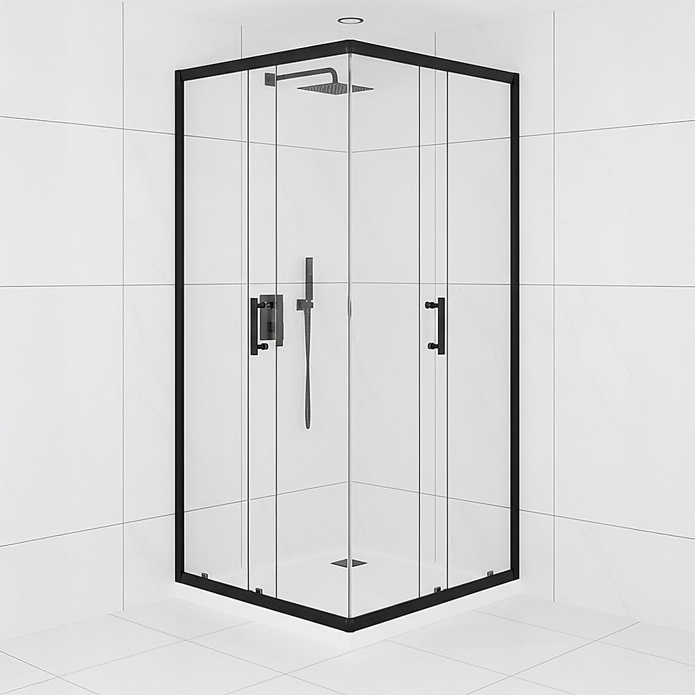 900 x 900mm Sliding Door Nano Safety Glass Shower Screen By Della Francesca V63-829471