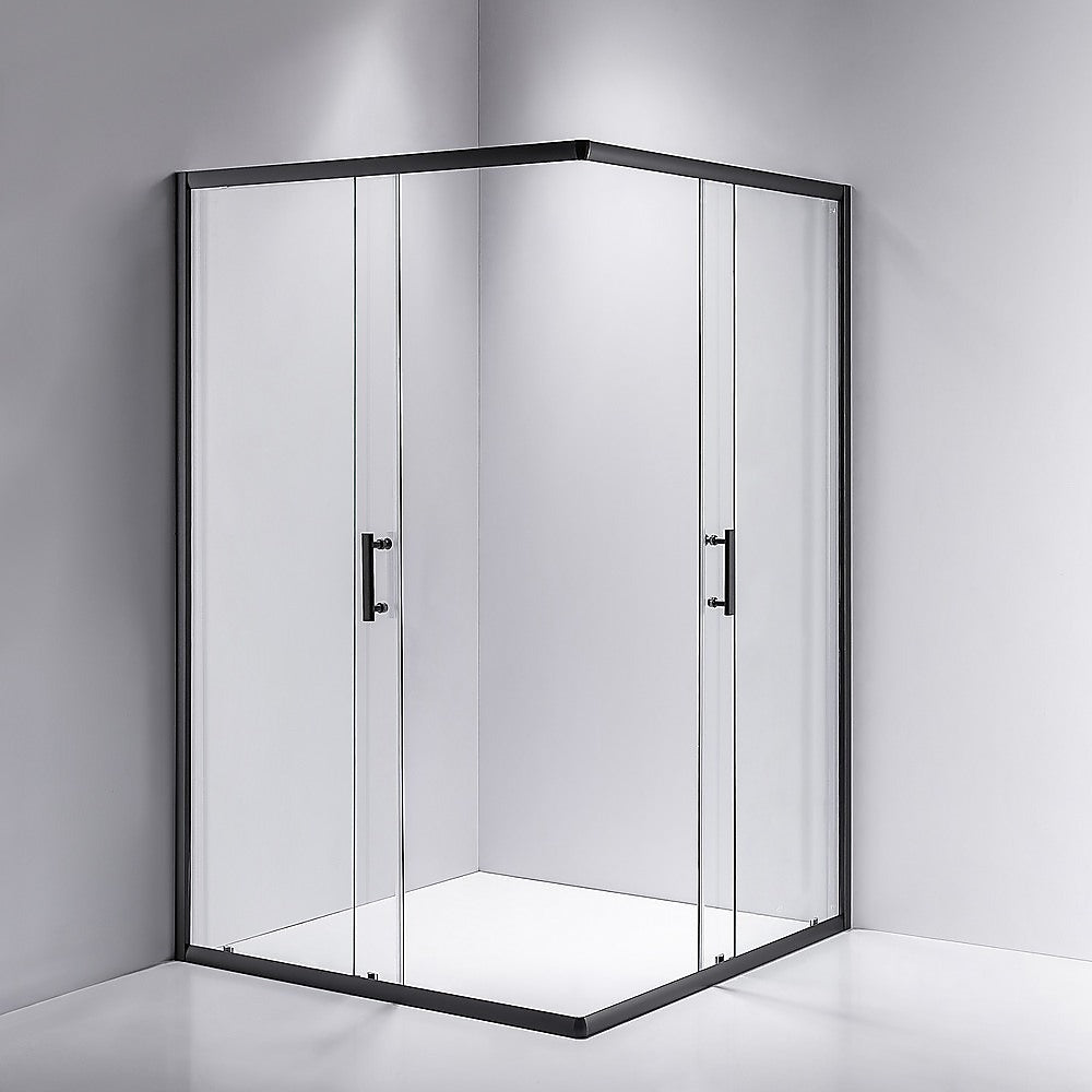 1000 x 1200mm Sliding Door Nano Safety Glass Shower Screen By Della Francesca V63-829531