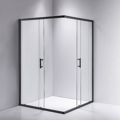 1000 x 1200mm Sliding Door Nano Safety Glass Shower Screen By Della Francesca V63-829531