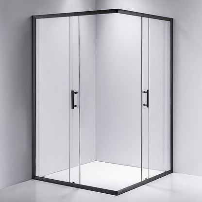 1200 x 1200mm Sliding Door Nano Safety Glass Shower Screen By Della Francesca V63-829571