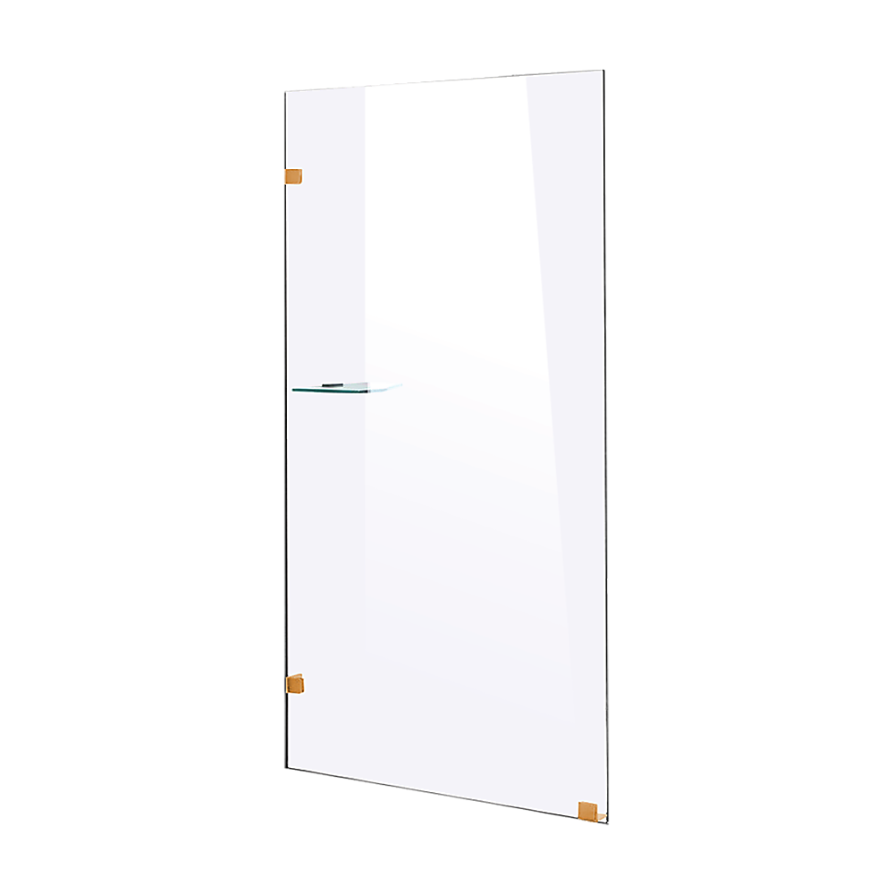 800 x 2000mm Frameless 10mm Safety Glass Shower Screen V63-829601
