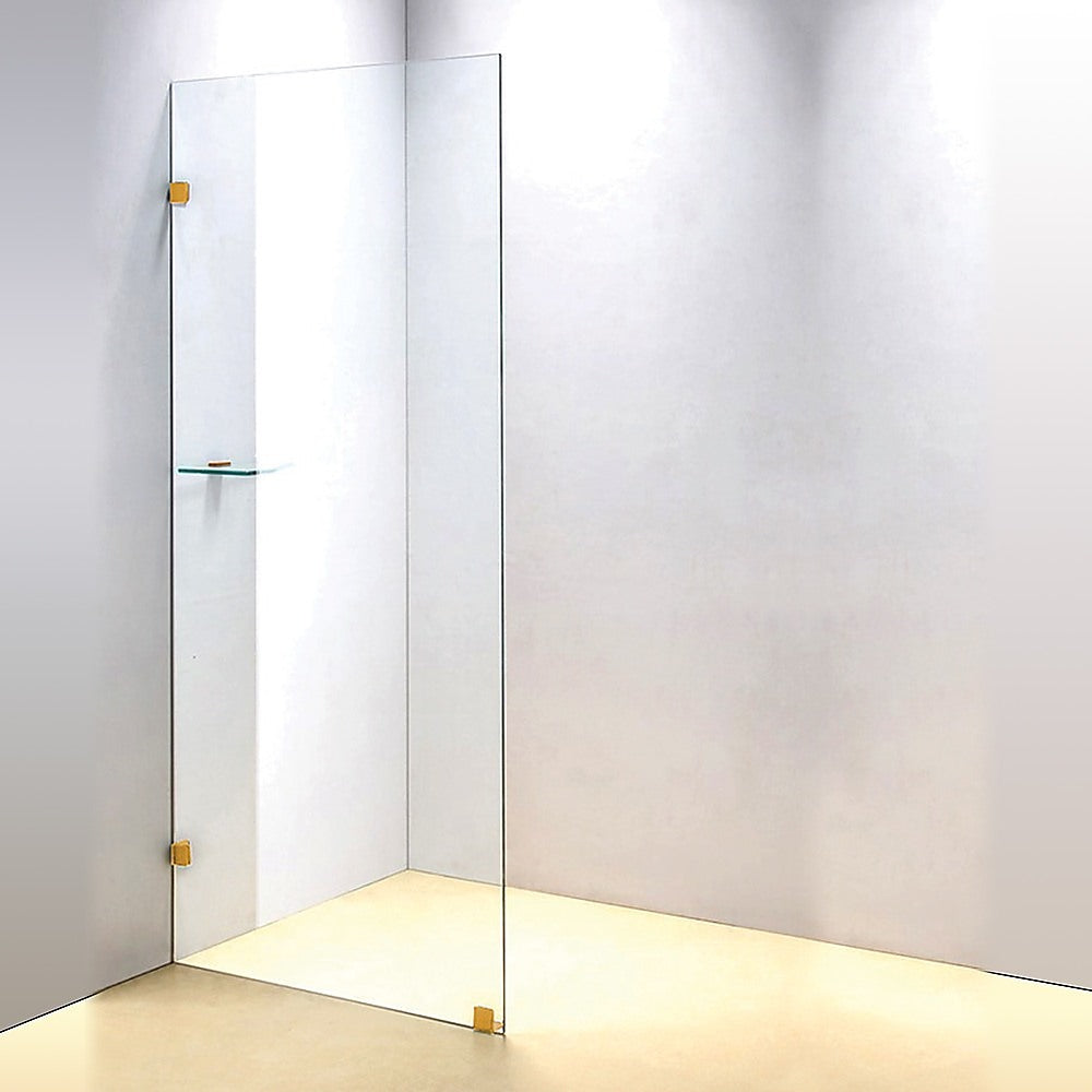 800 x 2000mm Frameless 10mm Safety Glass Shower Screen V63-829601