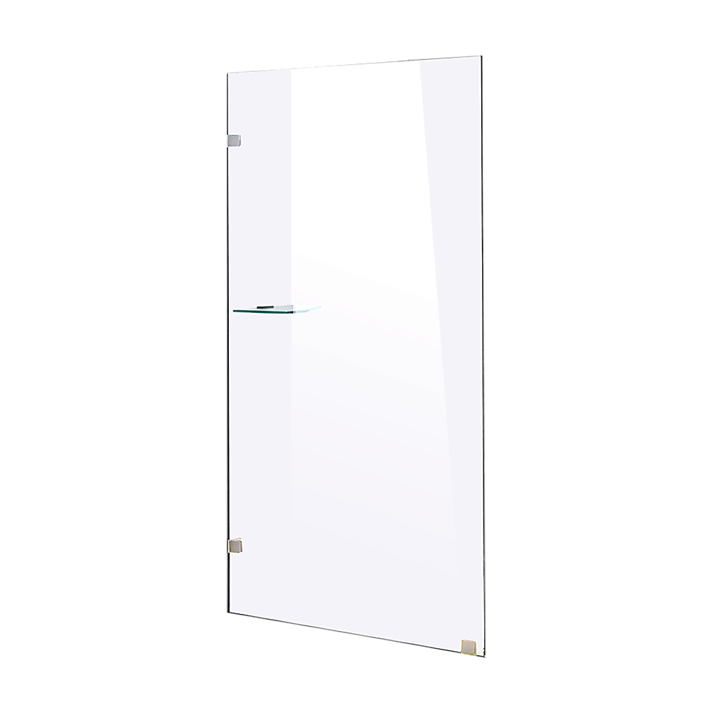800 x 2100mm Frameless 10mm Safety Glass Shower Screen V63-829671