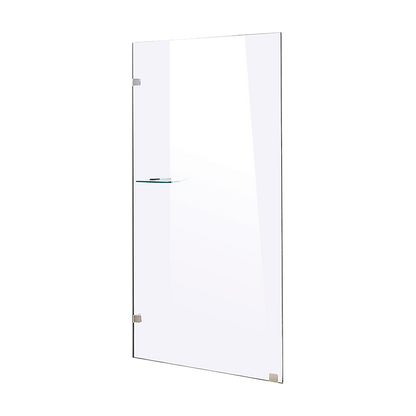 900 x 2100mm Frameless 10mm Safety Glass Shower Screen V63-829691