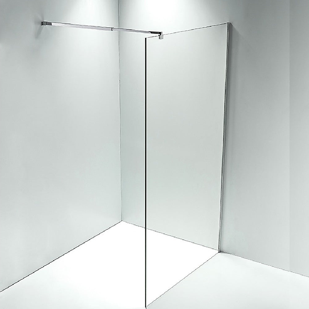 1000 x 2100mm Frameless 10mm Safety Glass Shower Screen V63-829761
