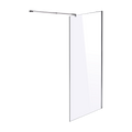 1100 x 2100mm Frameless 10mm Safety Glass Shower Screen V63-829771
