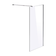 1100 x 2100mm Frameless 10mm Safety Glass Shower Screen V63-829771