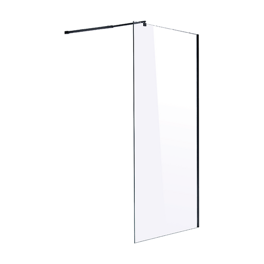 1200 x 2100mm Frameless 10mm Safety Glass Shower Screen V63-829841