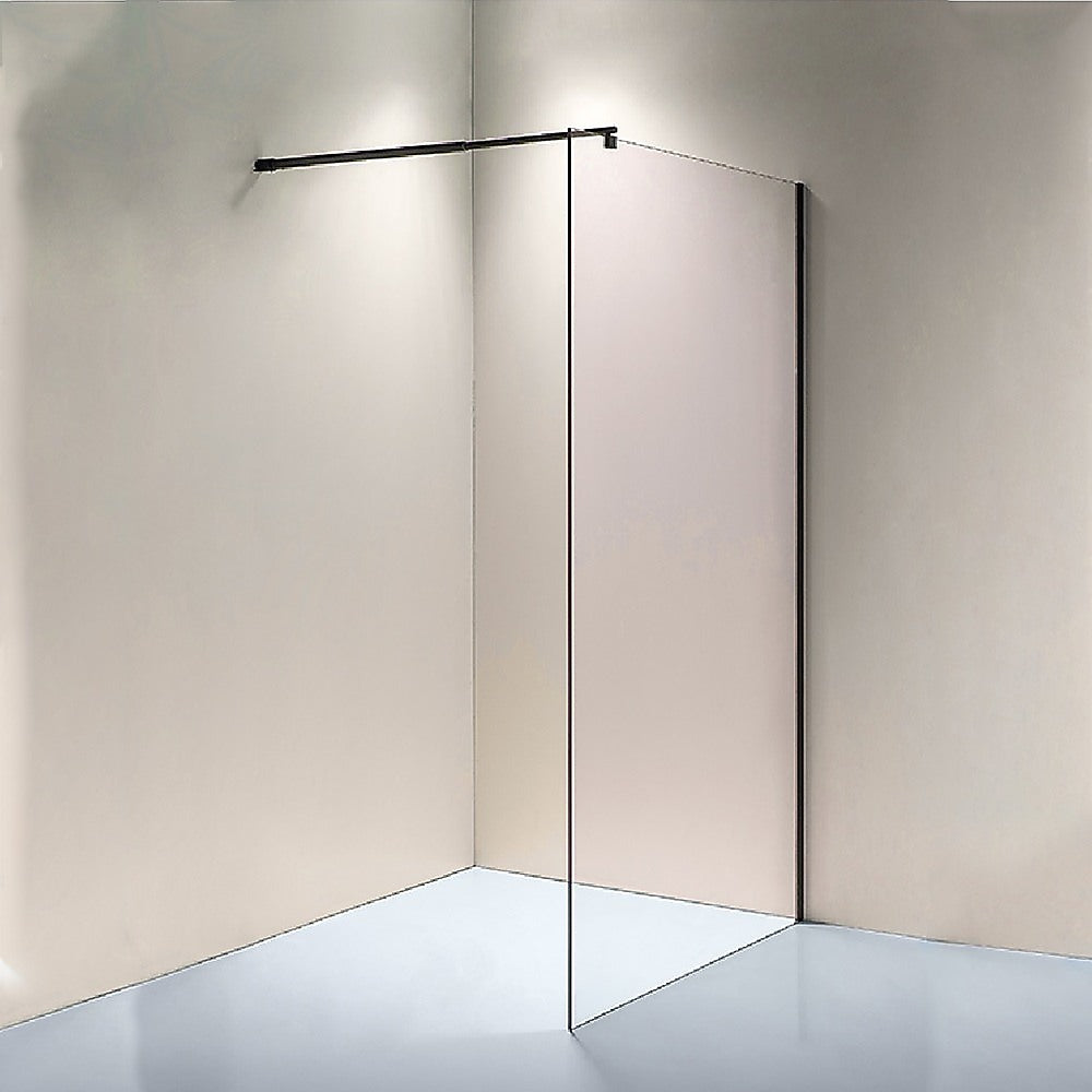 1200 x 2000mm Frameless 10mm Safety Glass Shower Screen V63-829871