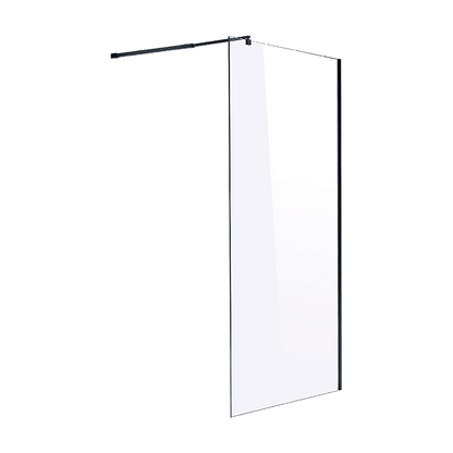 1200 x 2000mm Frameless 10mm Safety Glass Shower Screen V63-829871