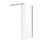 1200 x 2000mm Frameless 10mm Safety Glass Shower Screen V63-829931