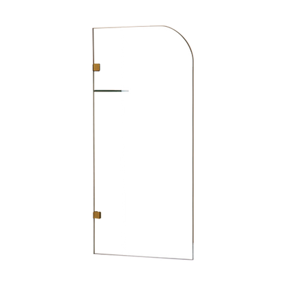 700 x 1450mm Frameless Bath Panel 10mm Glass Shower Screen By Della Francesca V63-829951