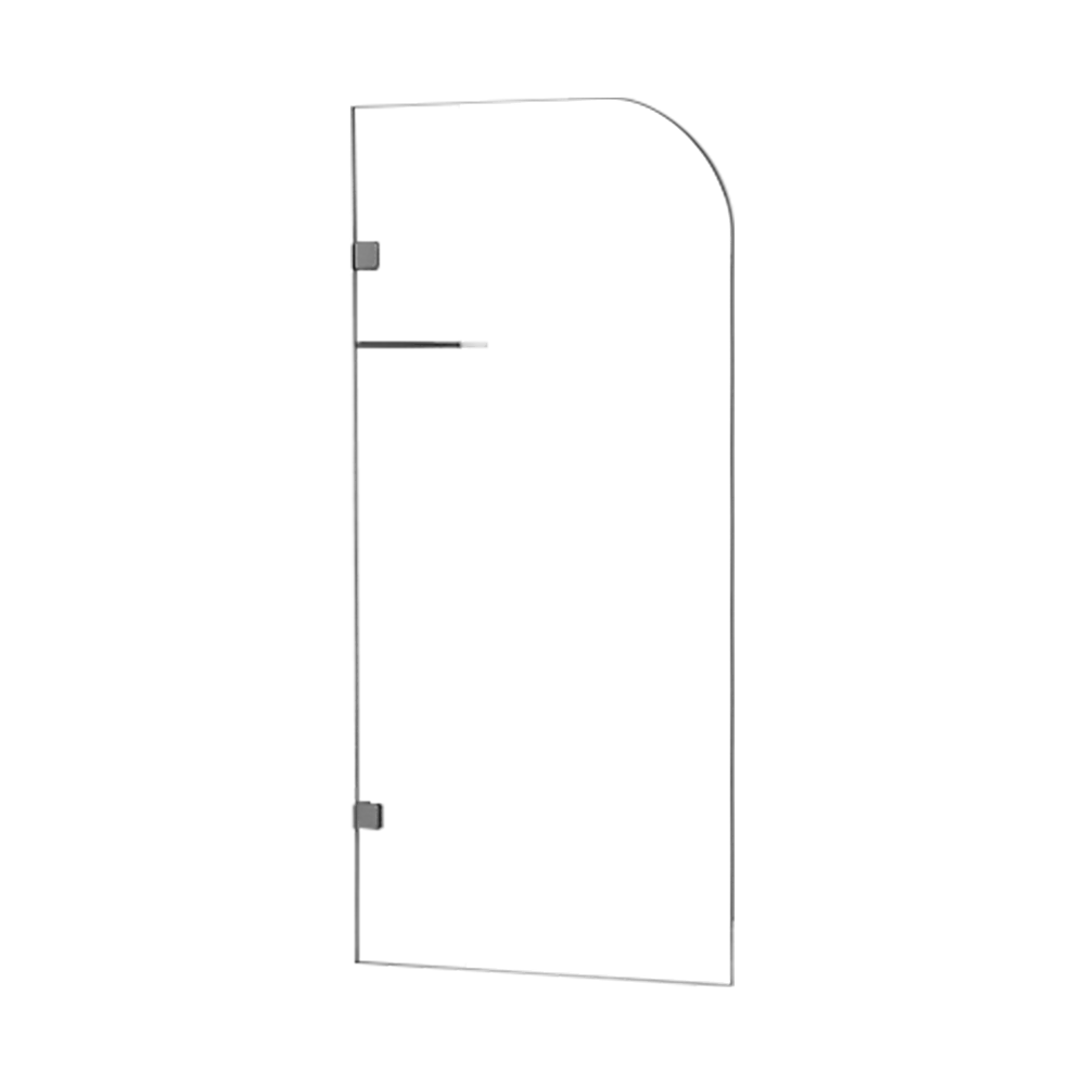 700 x 1450mm Frameless Bath Panel 10mm Glass Shower Screen By Della Francesca V63-829961