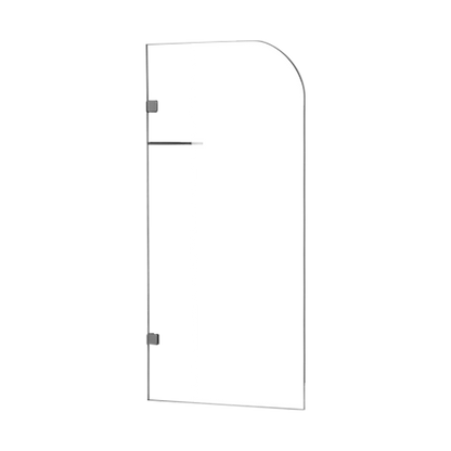 700 x 1450mm Frameless Bath Panel 10mm Glass Shower Screen By Della Francesca V63-829961