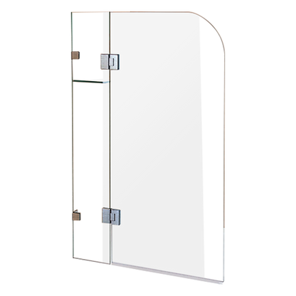 900 x 1450mm Frameless Bath Panel 10mm Glass Shower Screen By Della Francesca V63-829971