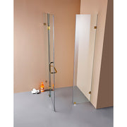 1000 x 1000mm Frameless 10mm Glass Shower Screen By Della Francesca V63-830081
