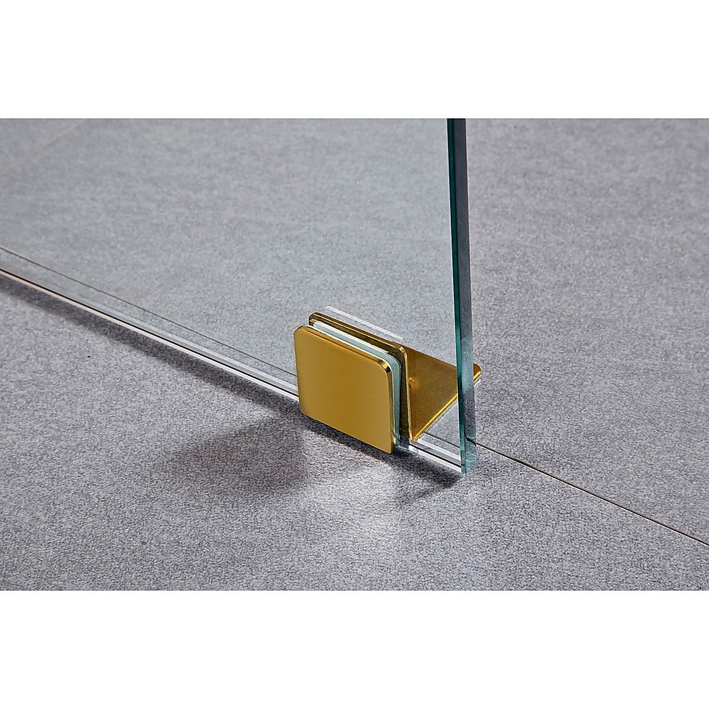 1000 x 1000mm Frameless 10mm Glass Shower Screen By Della Francesca V63-830081