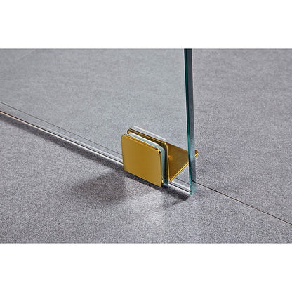 1000 x 1000mm Frameless 10mm Glass Shower Screen By Della Francesca V63-830081