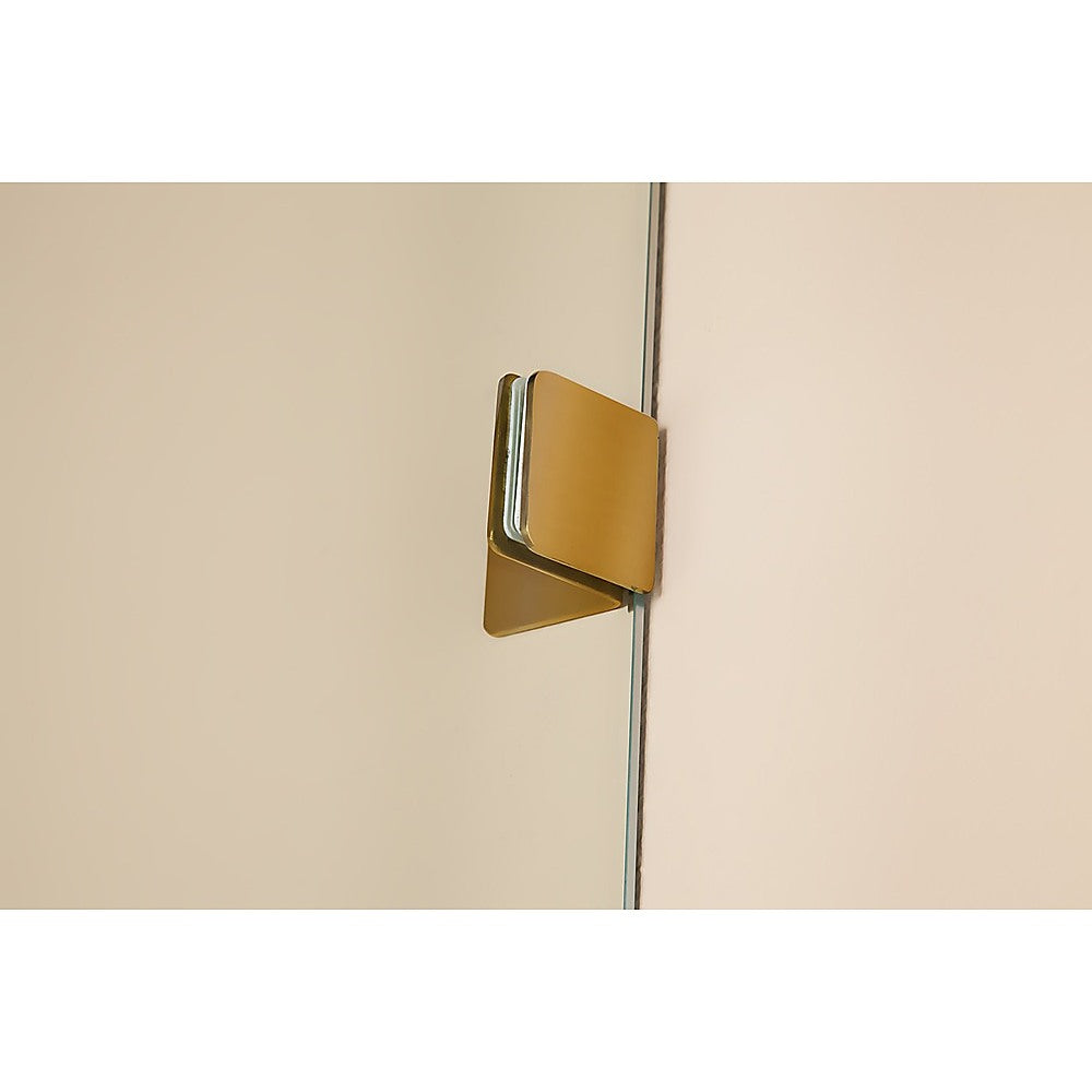1000 x 1000mm Frameless 10mm Glass Shower Screen By Della Francesca V63-830081