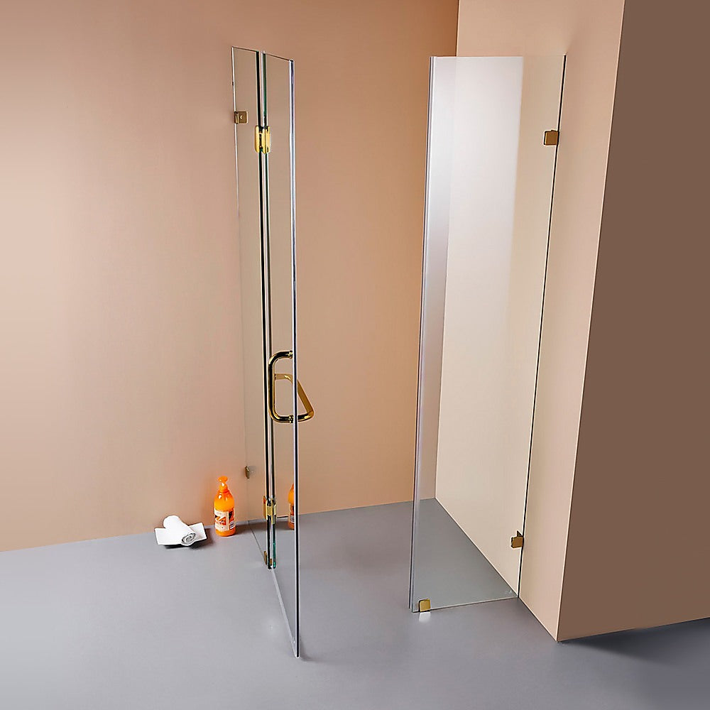 900 x 900mm Frameless 10mm Glass Shower Screen By Della Francesca V63-830091