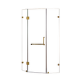 900 x 900mm Frameless 10mm Glass Shower Screen By Della Francesca V63-830091