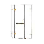 900 x 900mm Frameless 10mm Glass Shower Screen By Della Francesca V63-830091