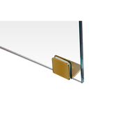 900 x 900mm Frameless 10mm Glass Shower Screen By Della Francesca V63-830091